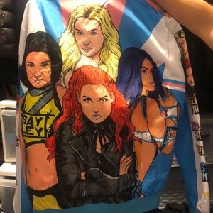 WWE FOUR HORSEWOMEN CHALKLINE JACKET
